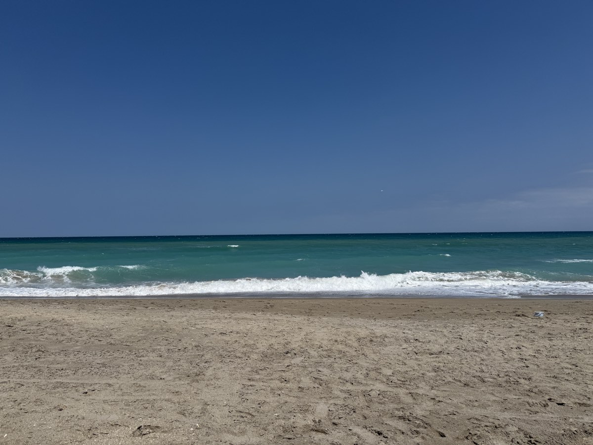 The beach and Atlantic at Jensen Beach Park on Hutchinson Island