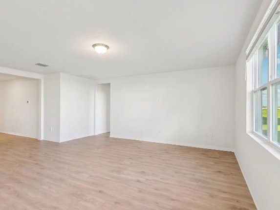 The great room as it stands, before any styling.