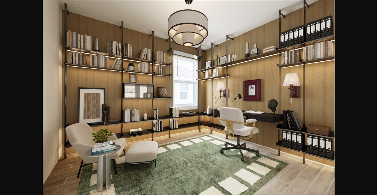 Hampton Park home office rendering